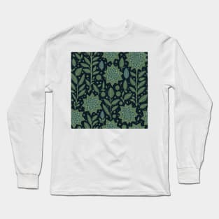 Vintage Zen Floral V3 Long Sleeve T-Shirt